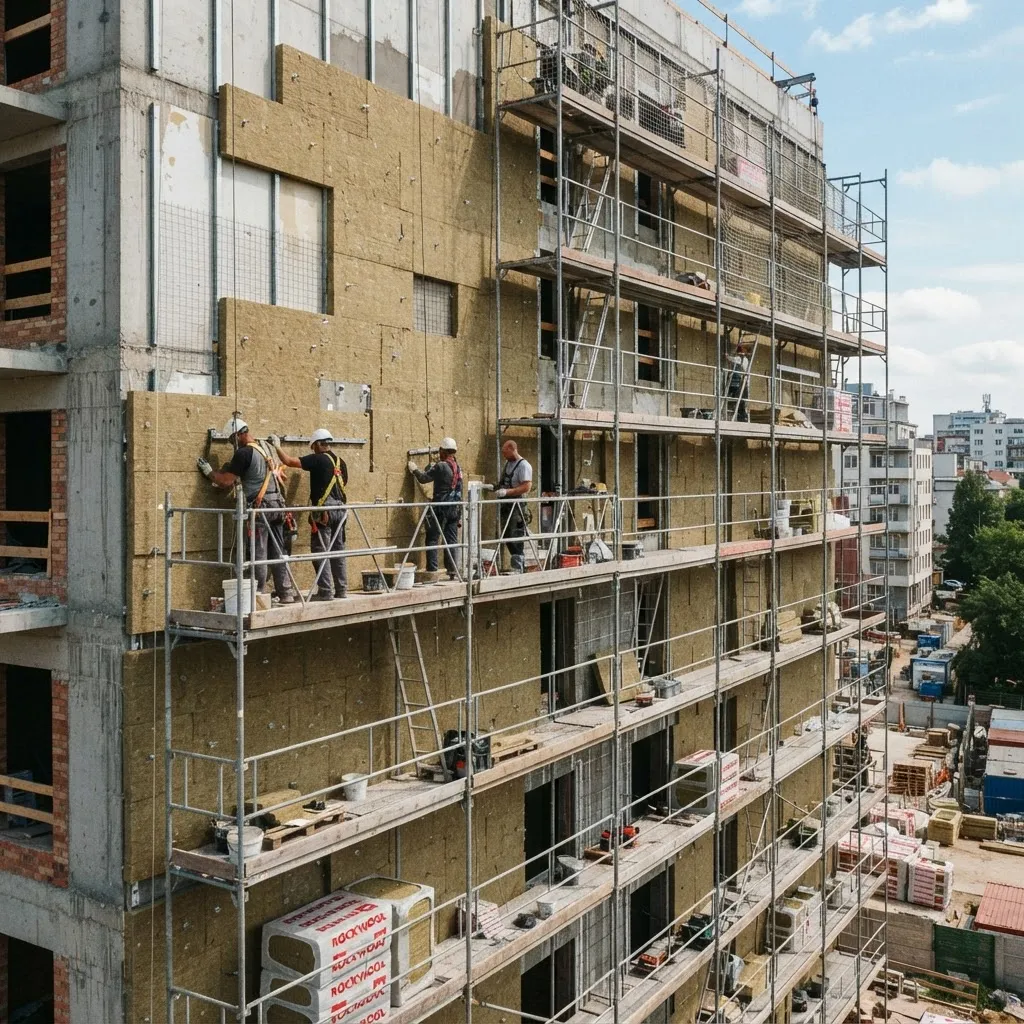 Fasade od kamene vune i najam skele Split